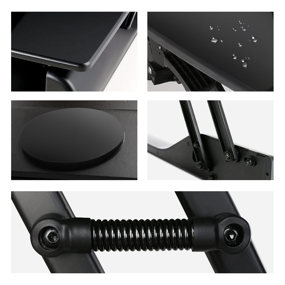 Height Adjustable Standing Desk Riser - Black