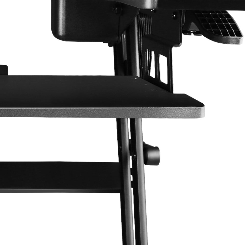 Height Adjustable Standing Desk Riser - Black