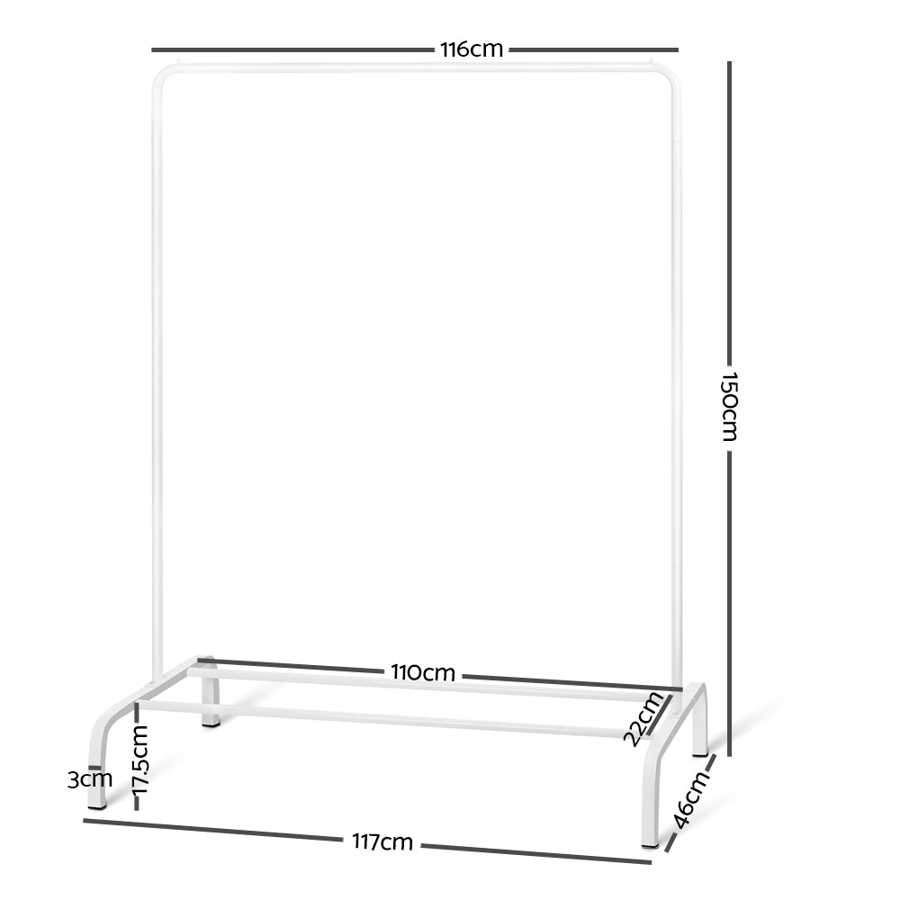 Artiss Garment Metal Rack - White