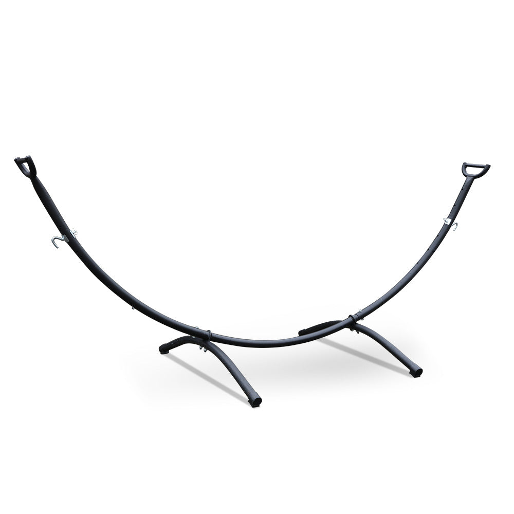 Gardeon Hammock Bed with Steel Frame Stand - Cream
