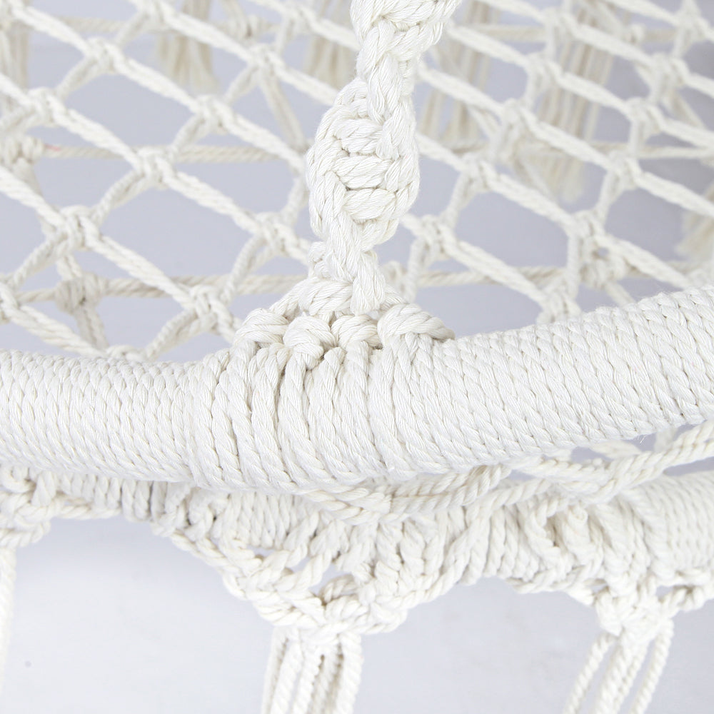 Gardeon Hammock Chair Swing Bed Relax Rope Portable Outdoor Hanging Indoor 124CM