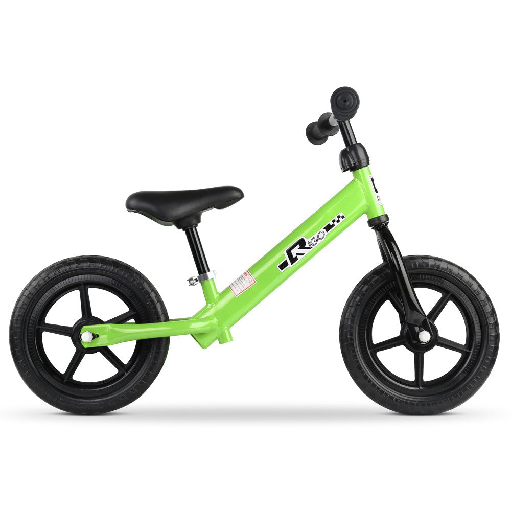 Rigo 12 Inch Kids Balance Bike - Green