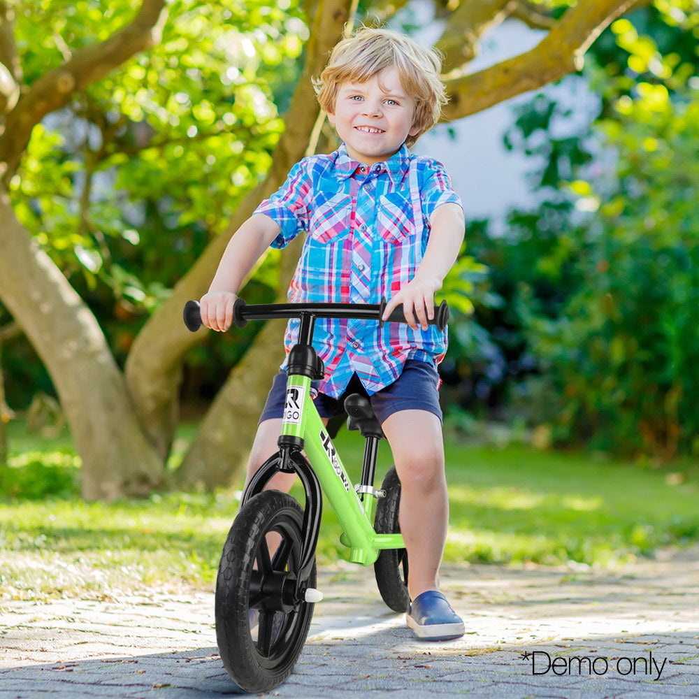 Rigo 12 Inch Kids Balance Bike - Green