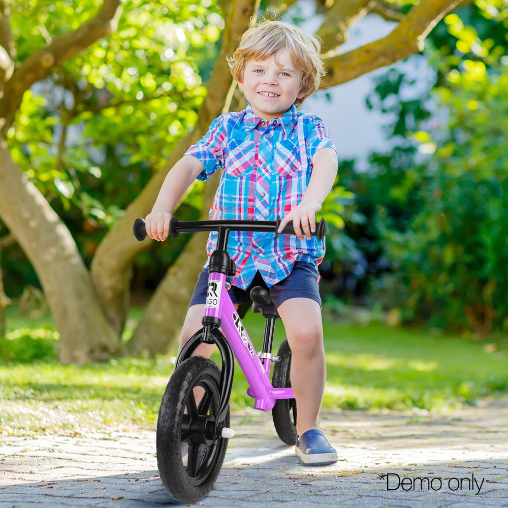 Rigo 12 Inch Kids Balance Bike - Purple
