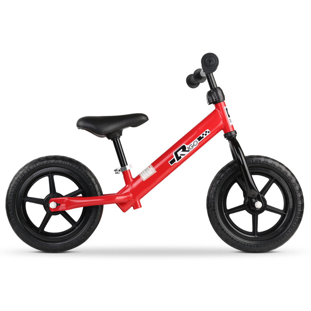 Rigo 12 Inch Kids Balance Bike - Red