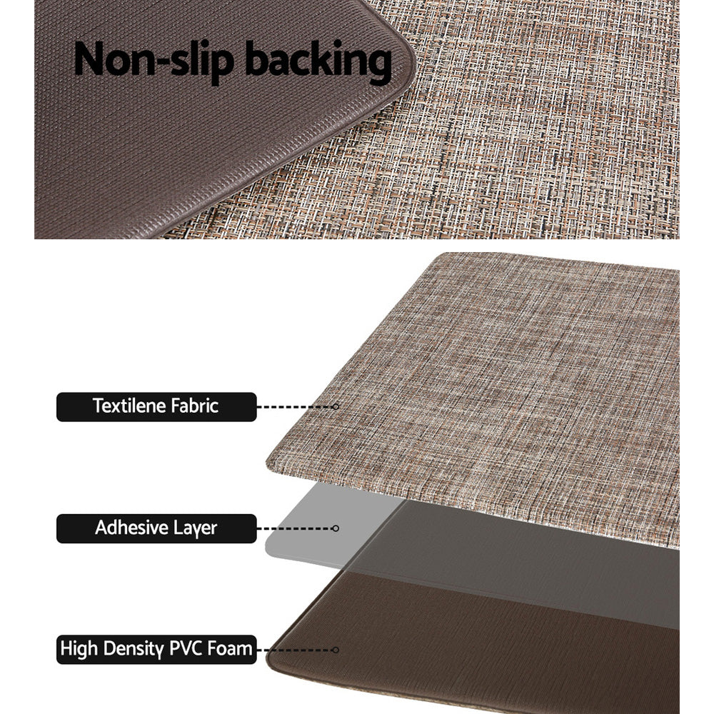 Artiss Kitchen Mat Non-slip 45 x 75 PVC Anti Fatigue Floor Rug Home Carpet Gina