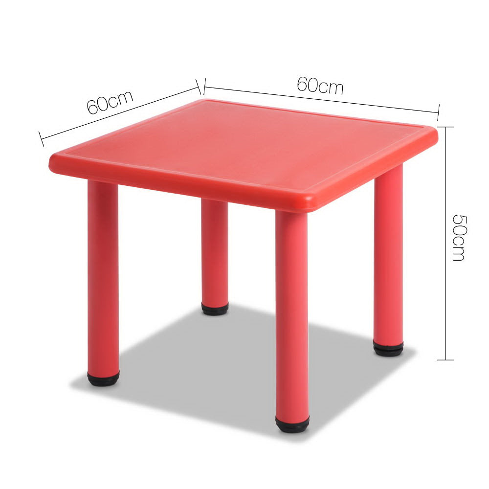 Keezi Kids Table Study Desk Children Furniture Plastic Red