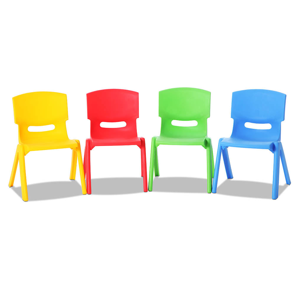 Keezi 5 Piece Kids Table and Chair Set - Blue