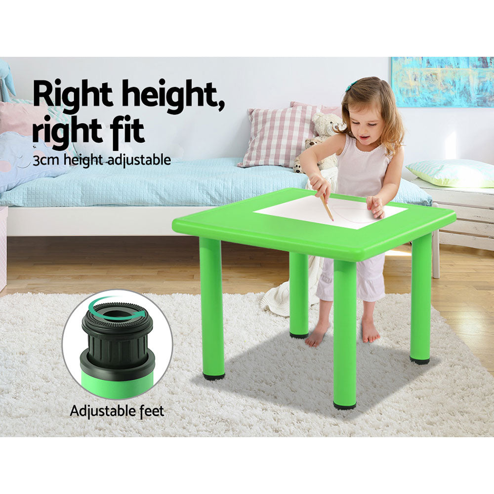 Keezi Kids Table and Chairs Set Study Desk Children Furniture Plastic