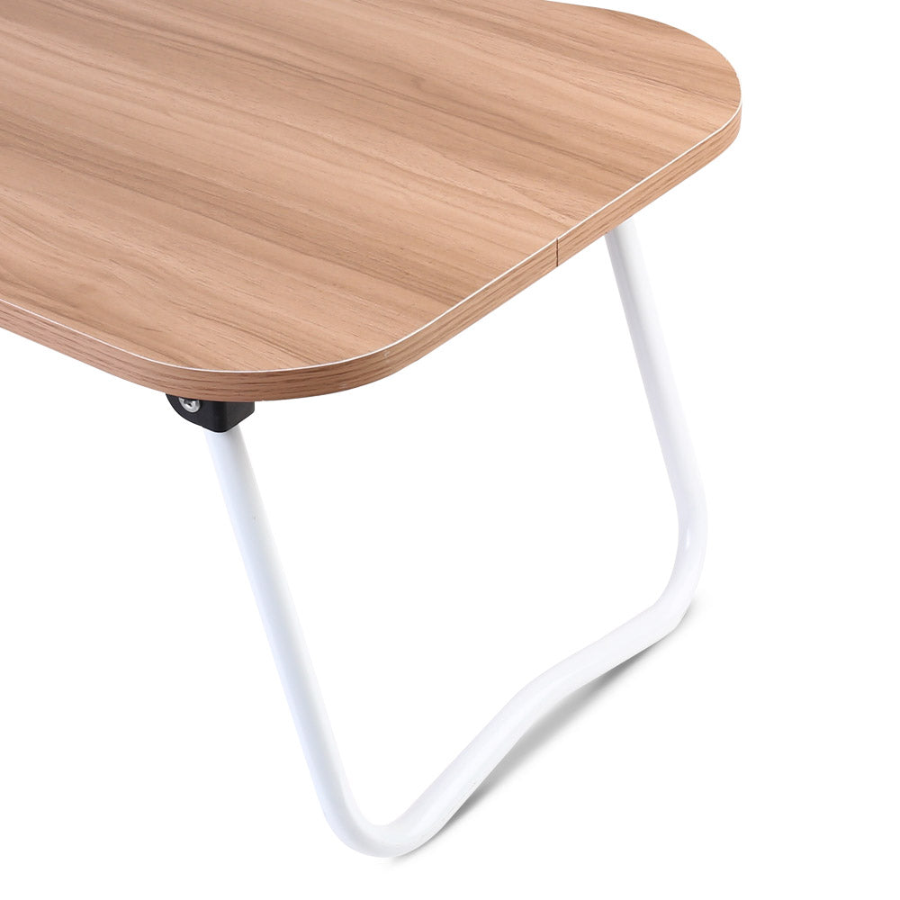 Portable Bed Tray Table - Light Wood