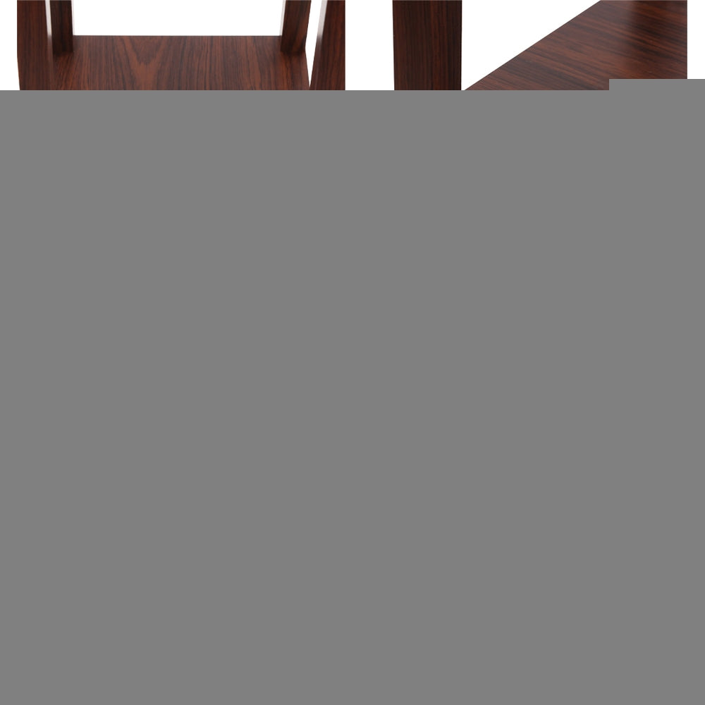 Artiss Floor Lamp Vintage Reding Light Stand Wood Shelf Storage Organizer Home