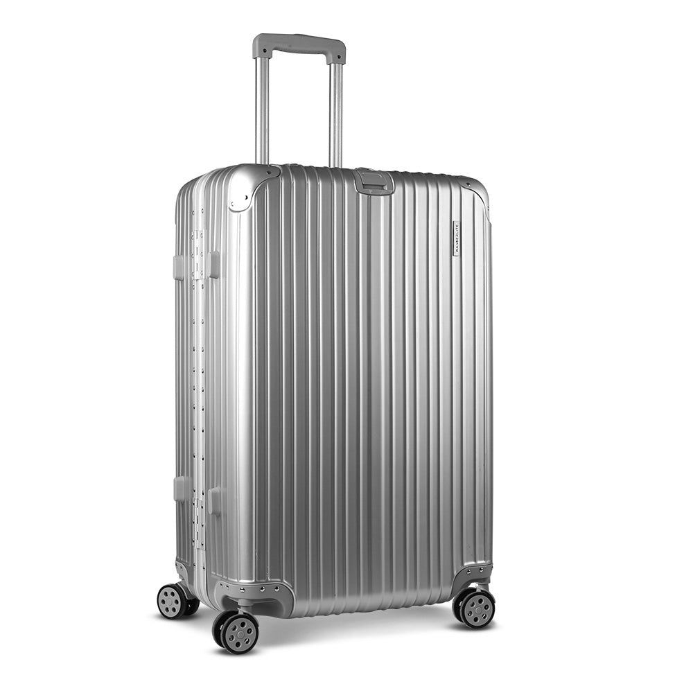 Wanderlite 28" Aluminium Luggage Trolley - Silver