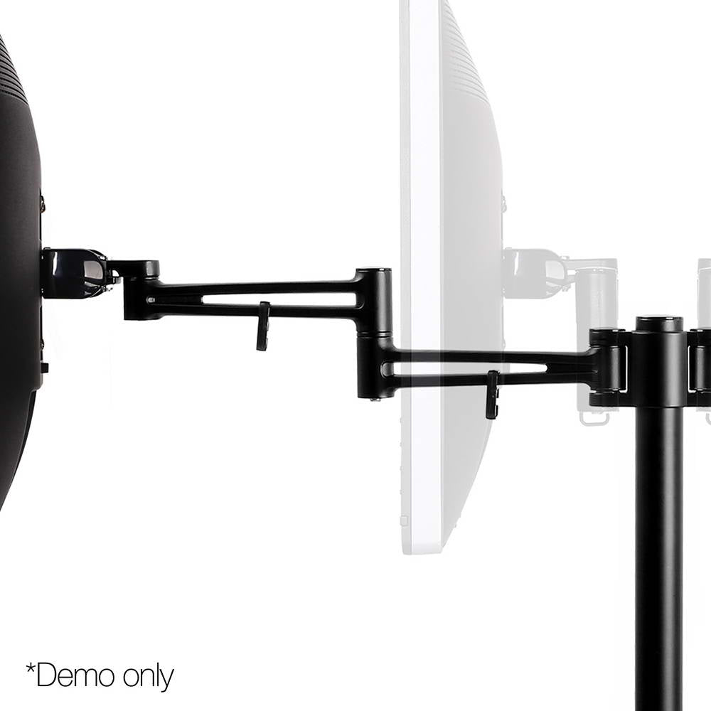 Artiss Monitor Arm Mount Dual Black