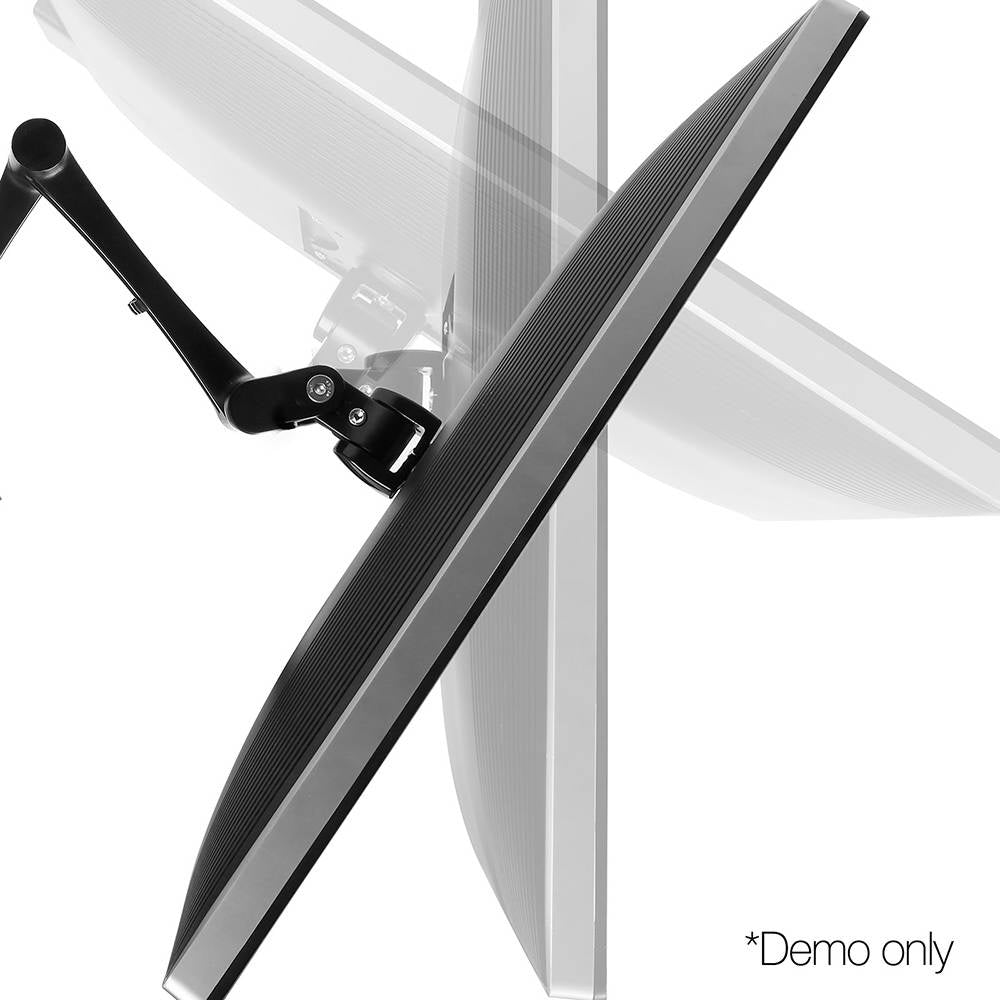 Artiss Monitor Arm Mount Dual Black