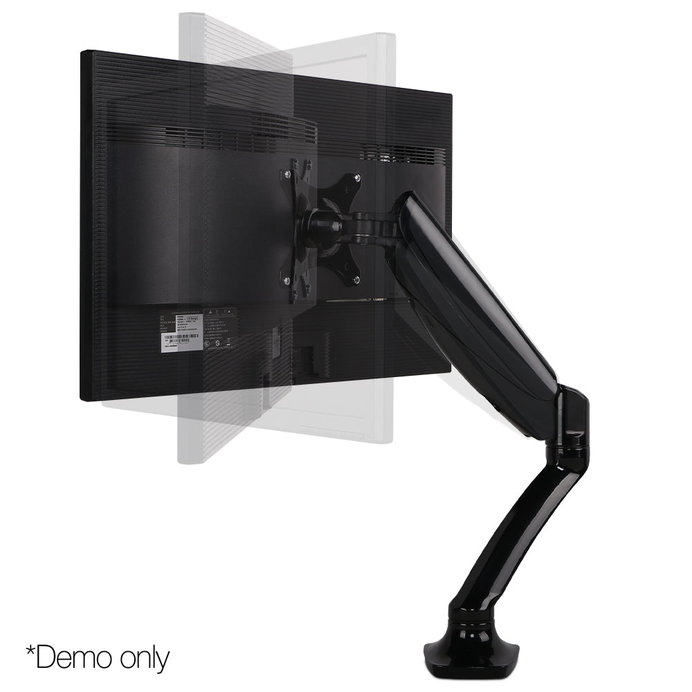 Artiss Monitor Arm Mount Dual Gas Black