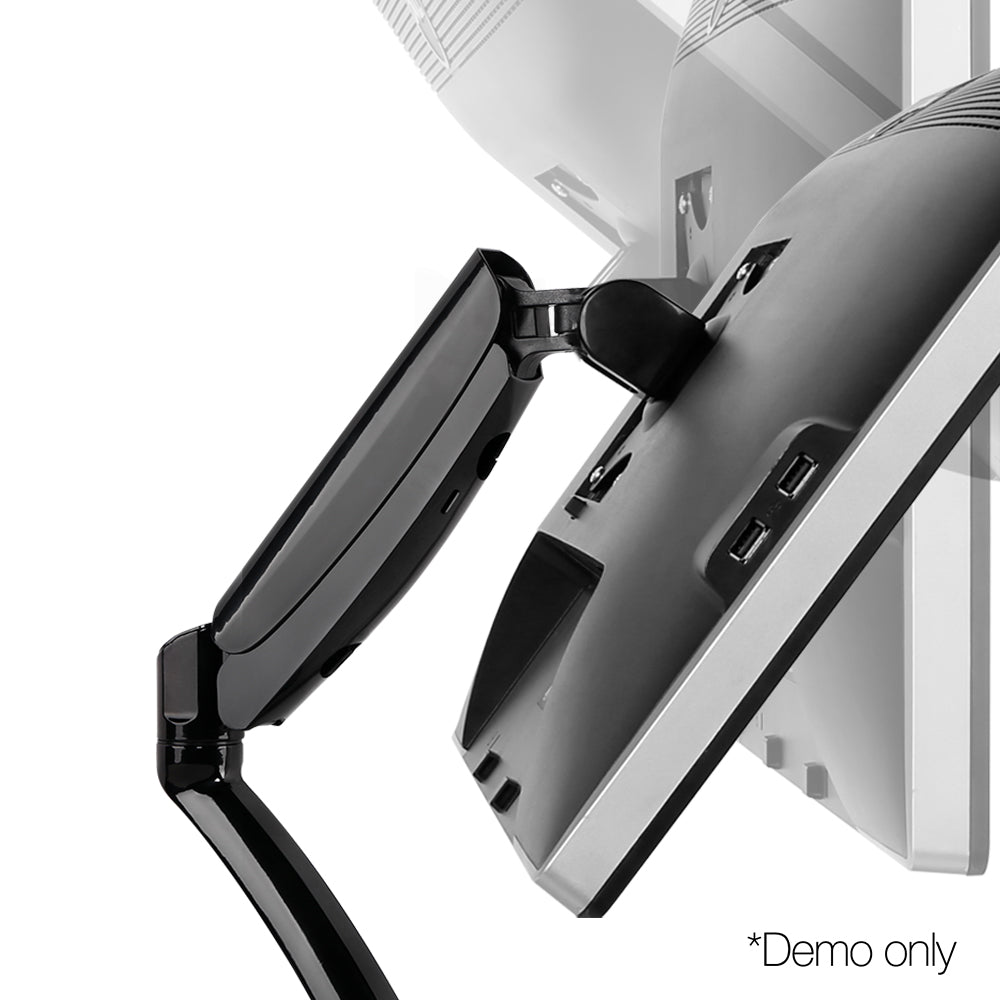 Artiss Monitor Arm Mount Dual Gas Black