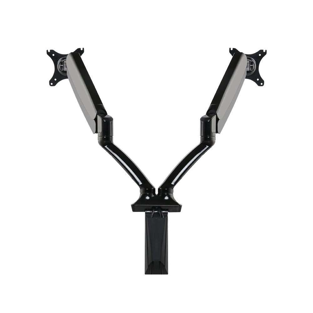 2 Arms Adjustable Monitor Screen Holder - Black