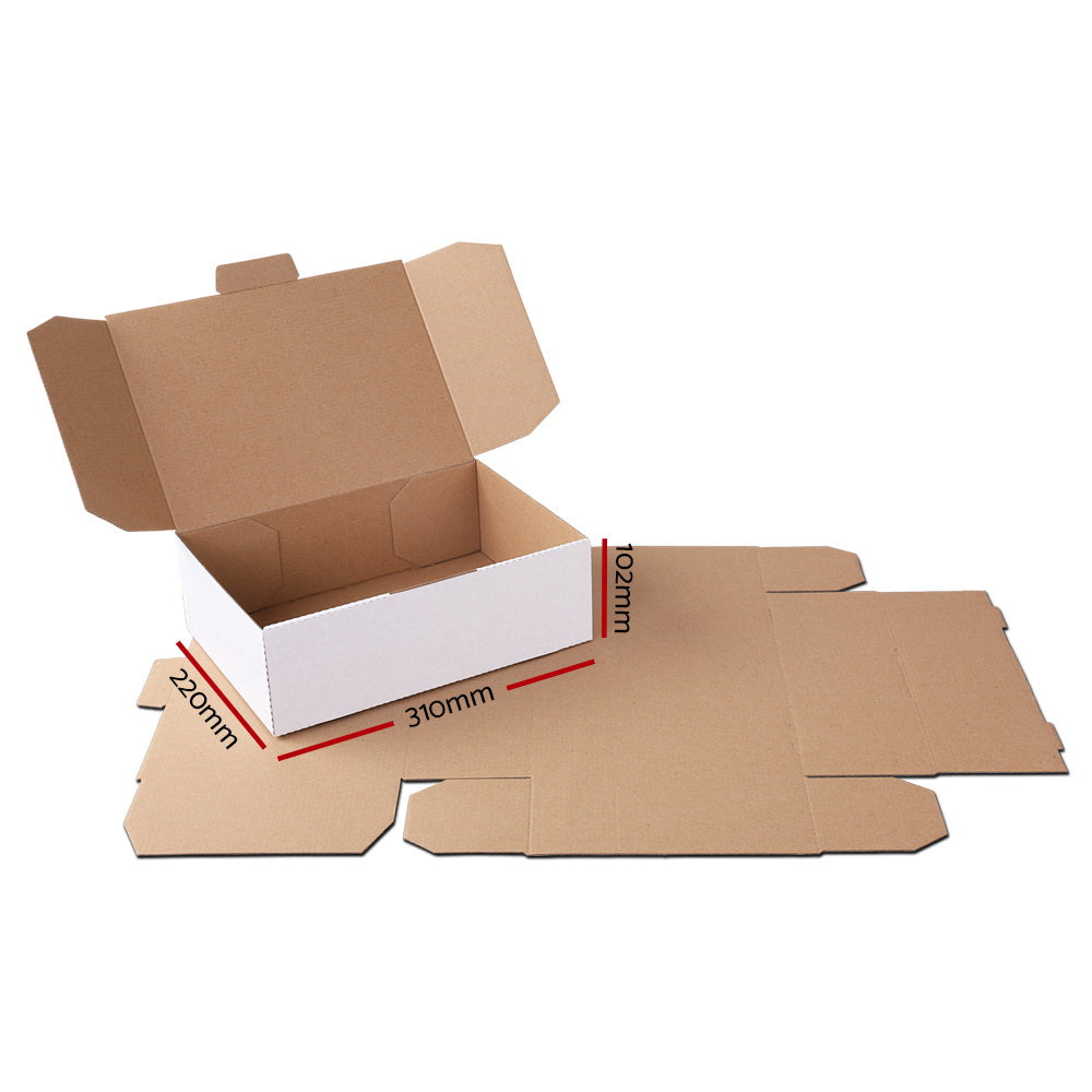 50x Mailing Box Diecut Mailer Cardboard A4 310x220x102mm