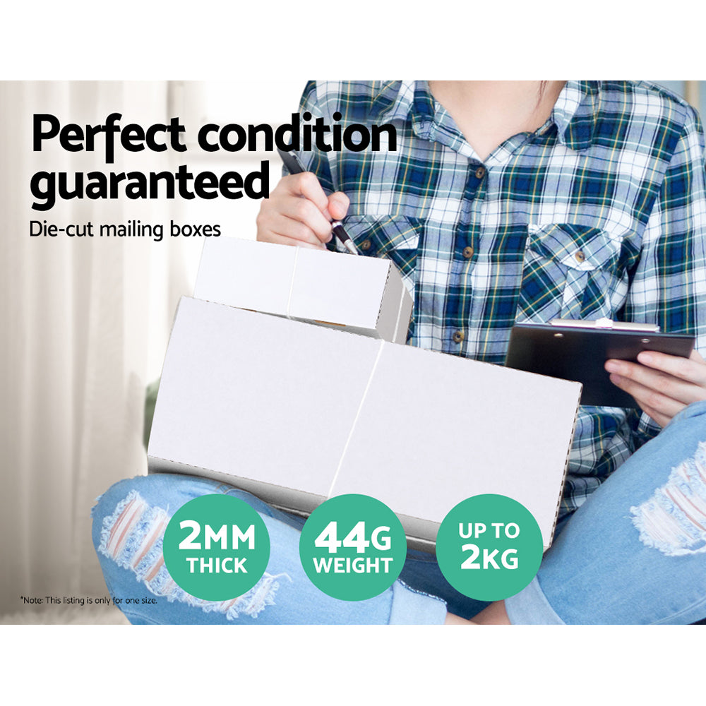 200pcs Mailing Box 174x128x53mm Mail Cardboard Diecut Mailer