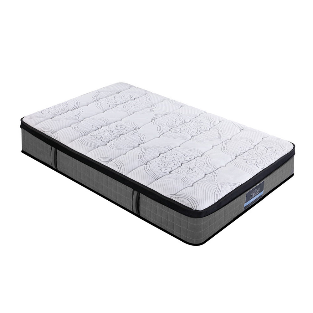 Giselle Bedding Ronnie Euro Top Latex Pocket Spring Mattress 34cm Thick – Single