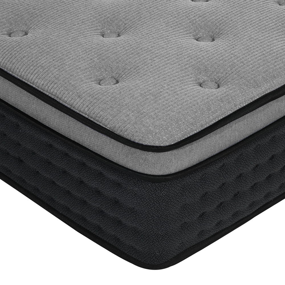 Giselle Bedding Alanya Euro Top Pocket Spring Mattress 34cm Thick Double