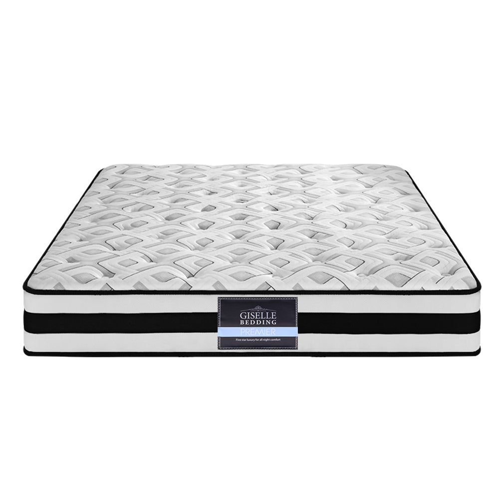 Giselle Bedding Rumba Tight Top Pocket Spring Mattress 24cm Thick King