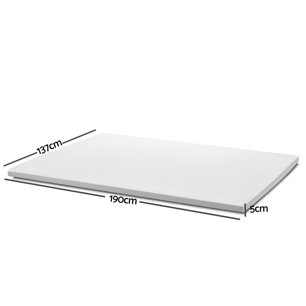 Giselle Bedding Memory Foam Mattress Topper - Double