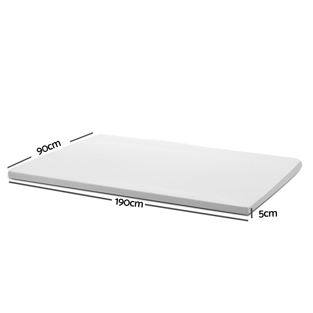 Giselle Bedding Memory Foam Mattress Topper - Single