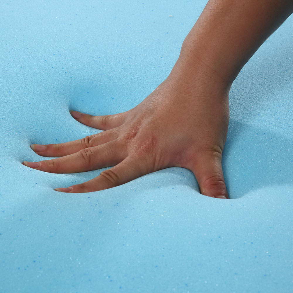 Giselle Bedding Single Size 8cm Cool Gel Mattress Topper - Blue