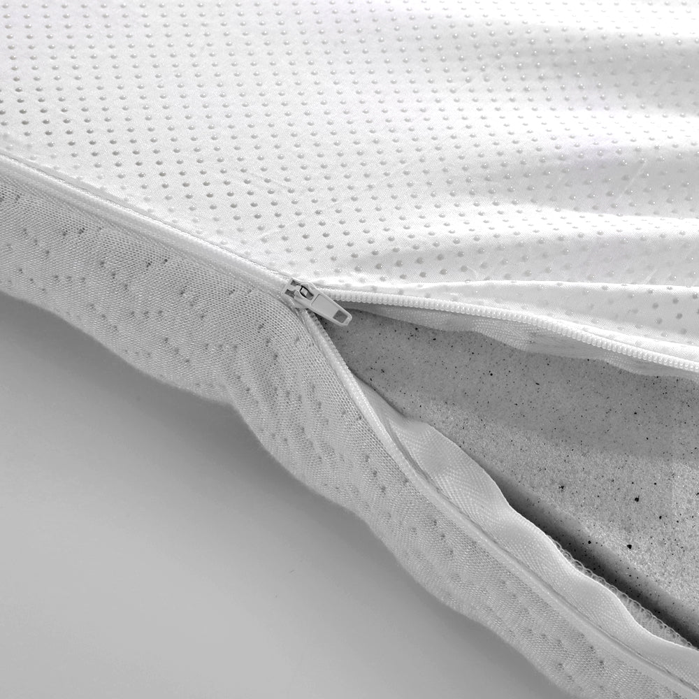 Giselle Bedding Double Graphite Gel 5 Zone Bamboo Memory Foam Mattress Topper 8cm