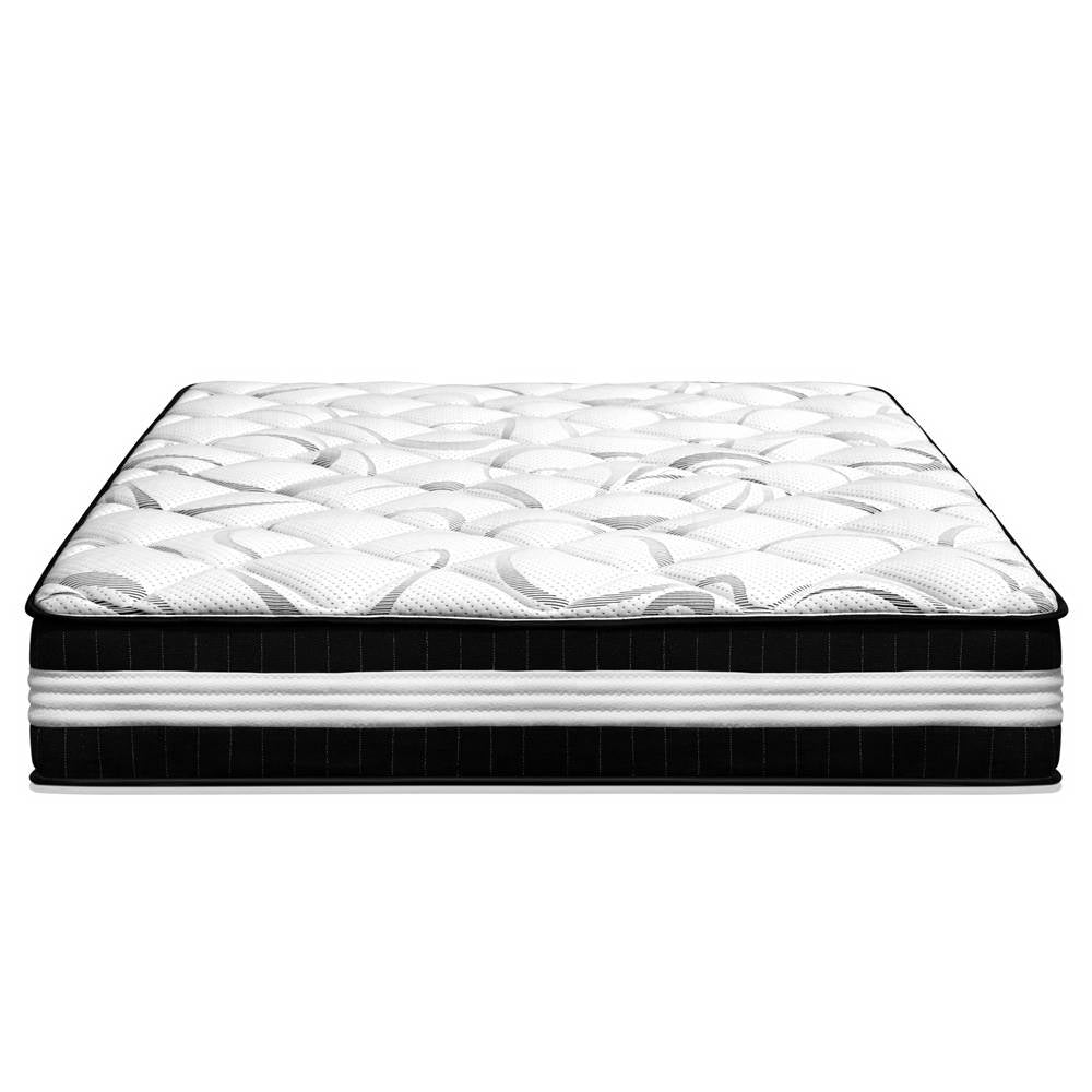 Giselle Bedding Mykonos Euro Top Pocket Spring Mattress 30cm Thick Double