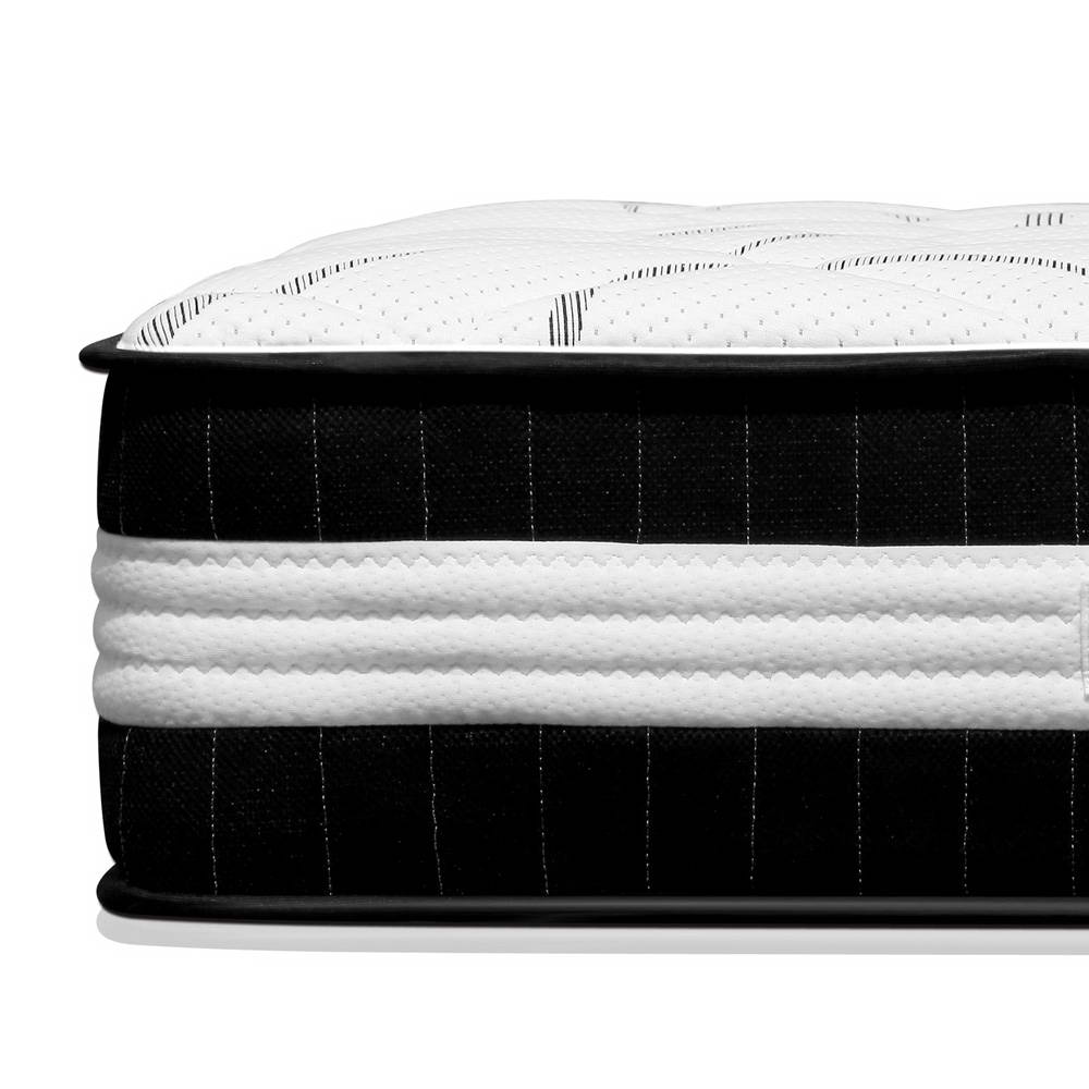 Giselle Bedding Mykonos Euro Top Pocket Spring Mattress 30cm Thick Double