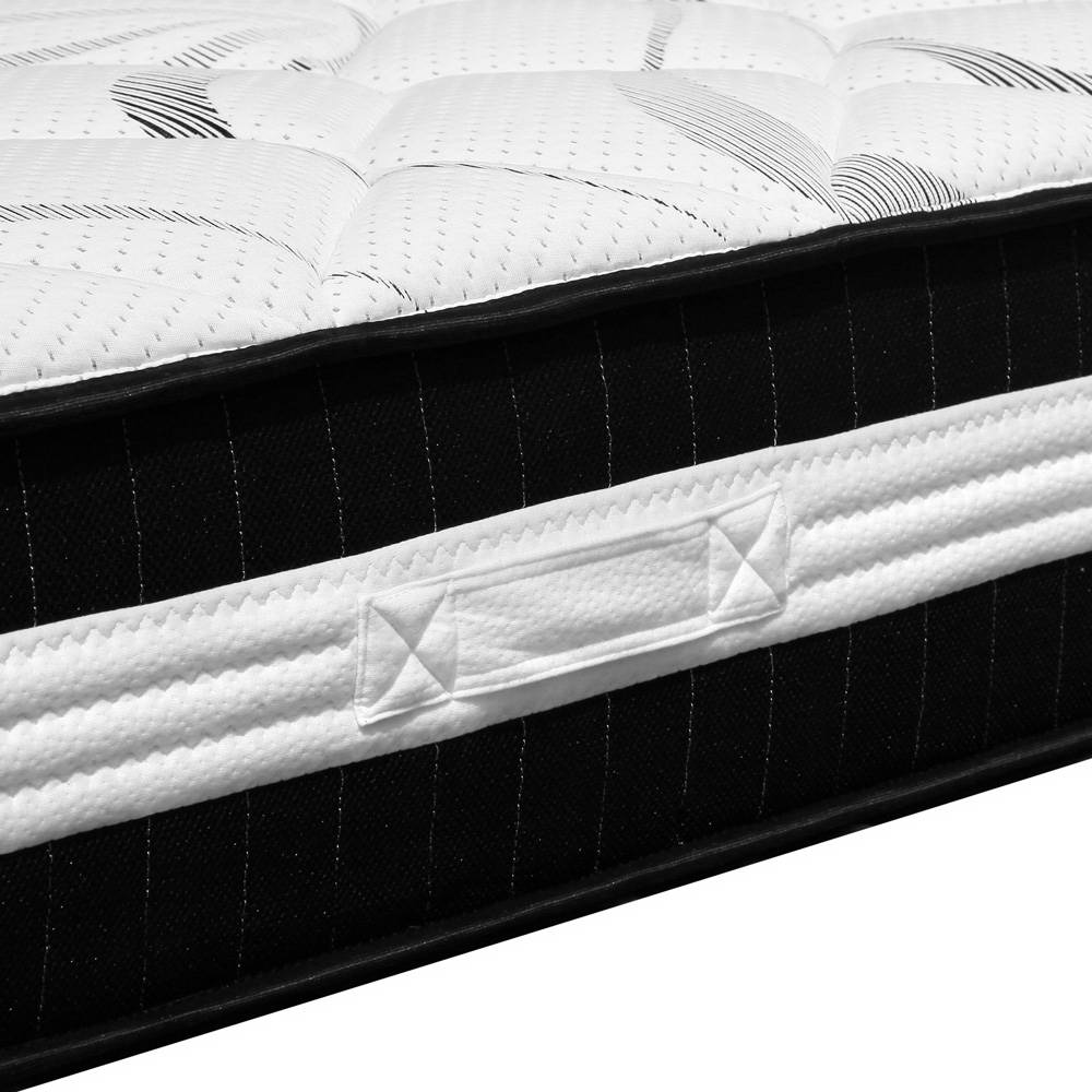 Giselle Bedding Mykonos Euro Top Pocket Spring Mattress 30cm Thick Double