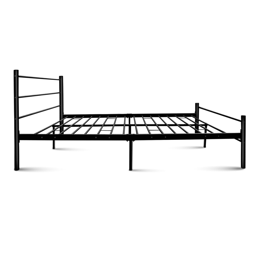 Artiss Metal Double Bed Frame - Black