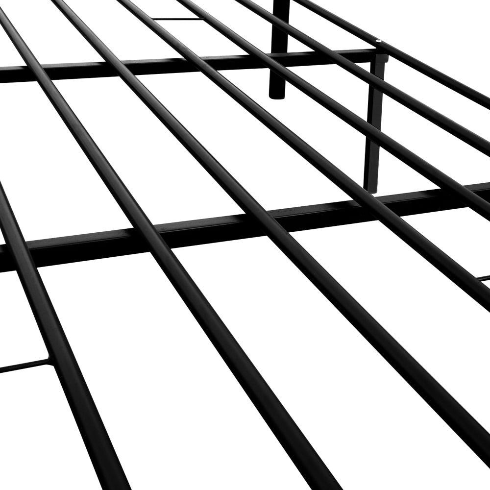 Artiss Metal King Bed Frame - Black