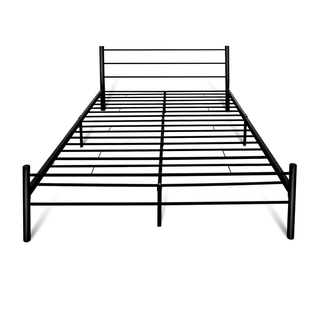 Artiss Metal Queen Bed Frame - Black