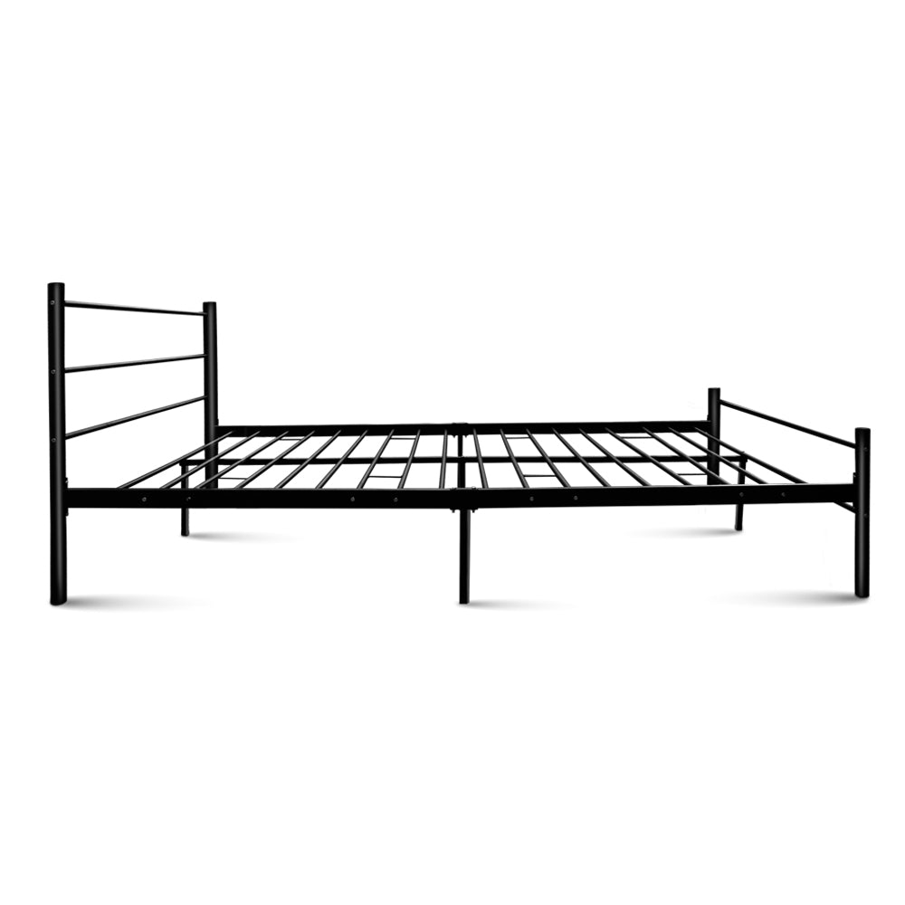 Artiss Metal Queen Bed Frame - Black