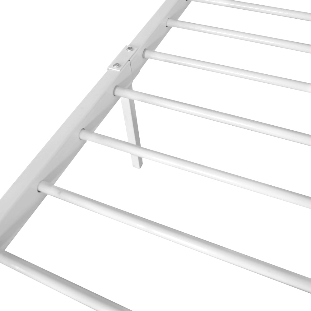 Artiss Double Size Metal Bed Frame - White