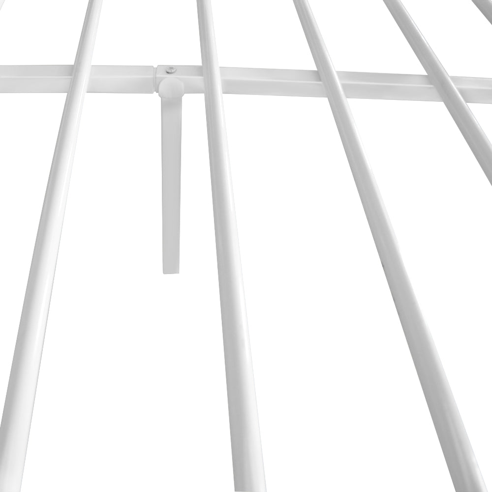 Artiss Double Size Metal Bed Frame - White