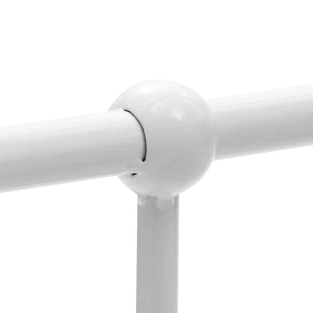 Artiss Metal Single Bed Frame - White