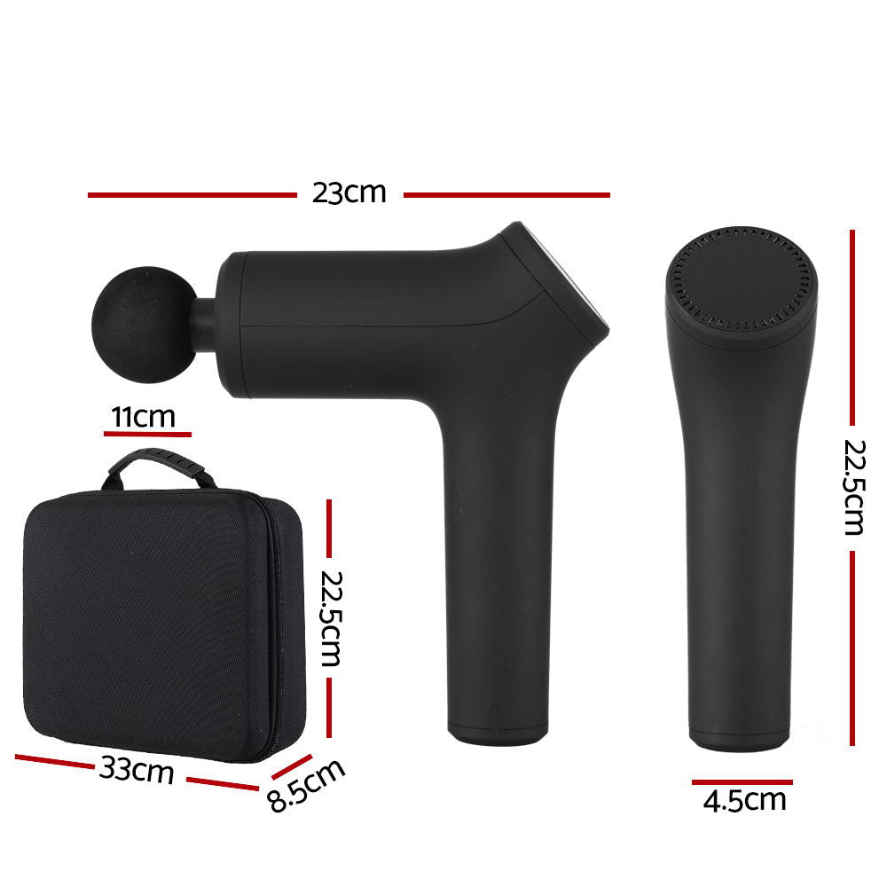 Massage Gun Electric LCD Massager Muscle Tissue 6 Heads Percussion Therapy AU