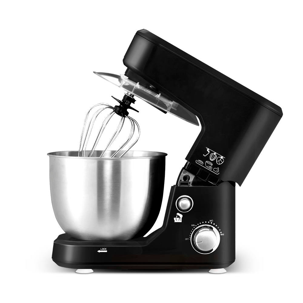 Devanti Electric Stand Mixer Food Mixers Egg Beater Kitchen Cake Aid Whisk Bowl