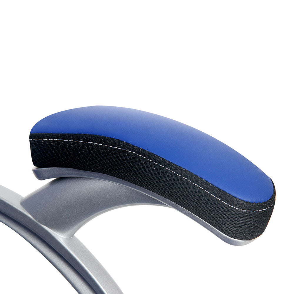 Artiss PU Leather Padded Office Desk Computer Chair - Blue