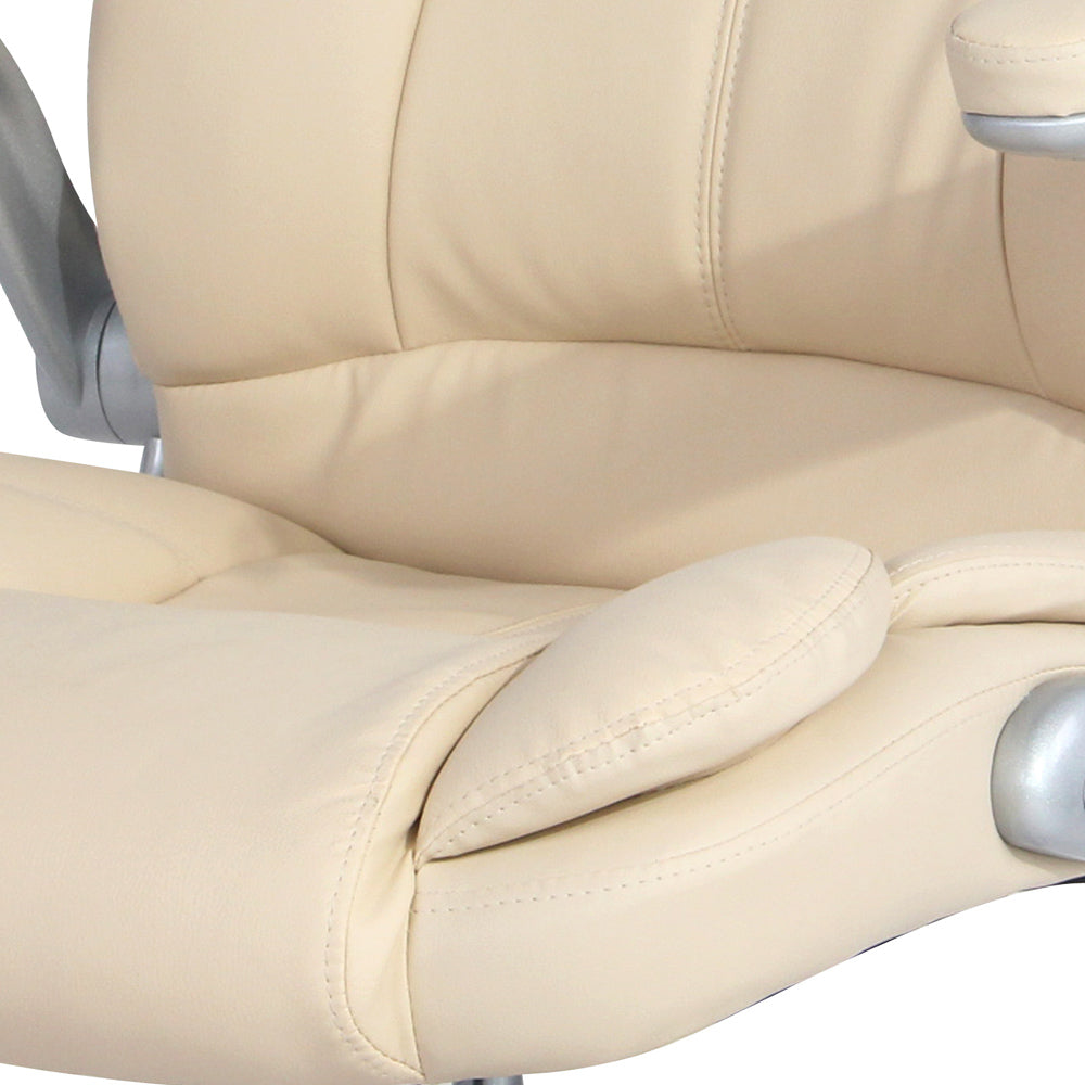 Artiss Kea Executive Office Chair Leather Beige