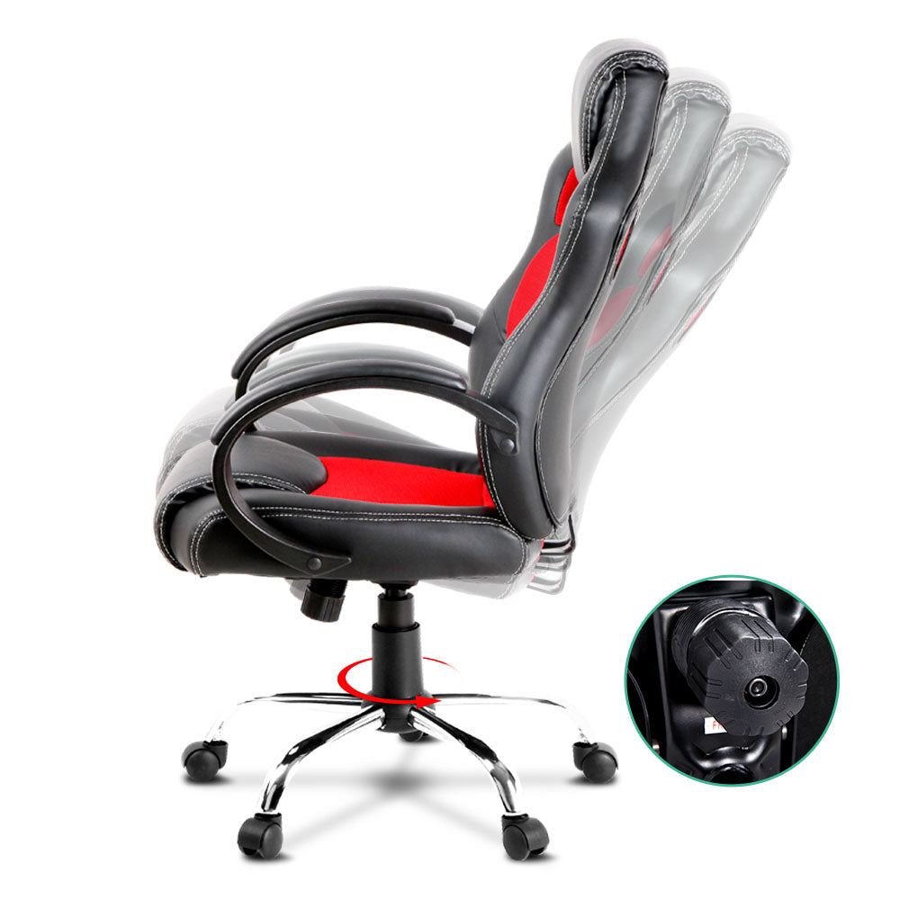 Artiss Gaming Chair Computer Office Chairs Red & Black