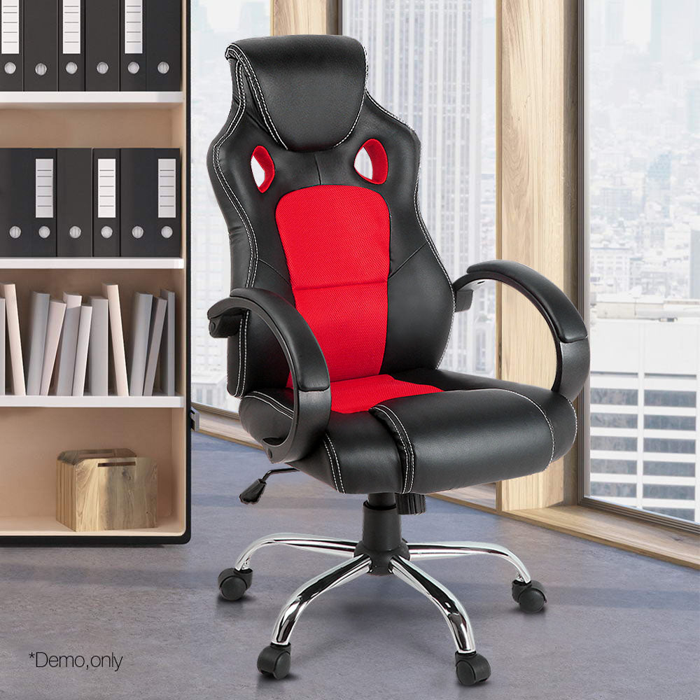 Artiss Gaming Chair Computer Office Chairs Red & Black