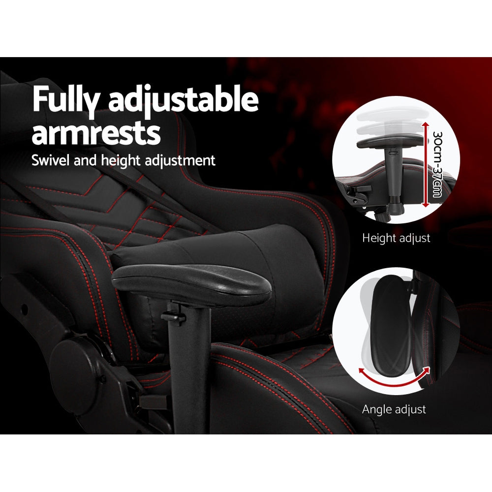 Artiss Gaming Office Chairs Computer Desk Racing Recliner Executive Seat Black