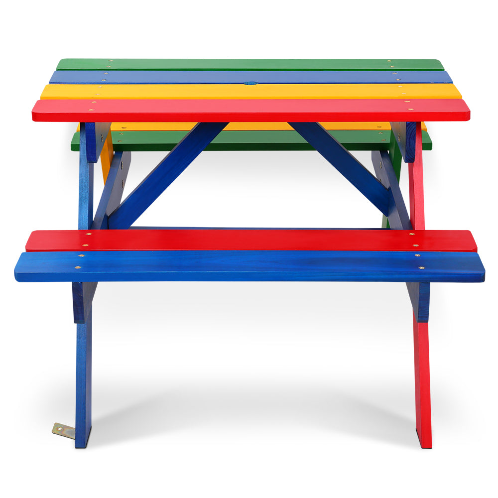 Keezi Kids Wooden Picnic Bench Set