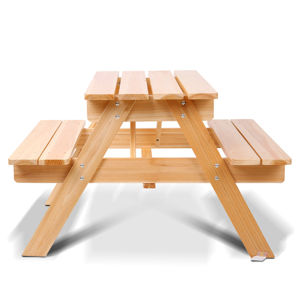 Keezi Kids Wooden Picnic Bench Set