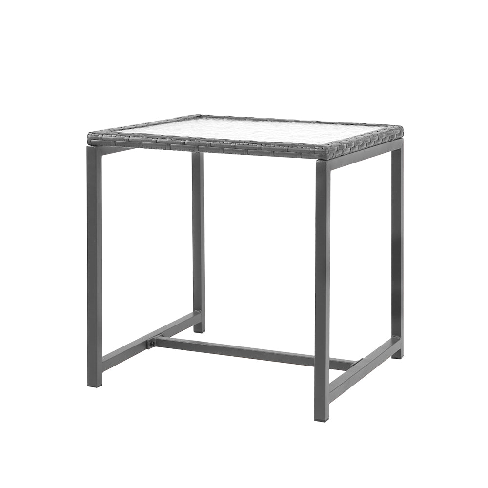 Gardeon Outdoor Chair Rocking Set - Grey